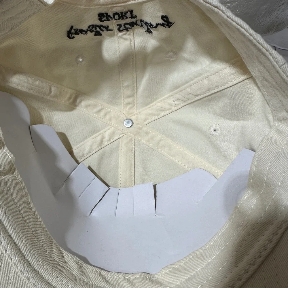 Frazier Sterling Sport Cream Pickleball Embroidered Baseball Cap Hat Adjustable‎
